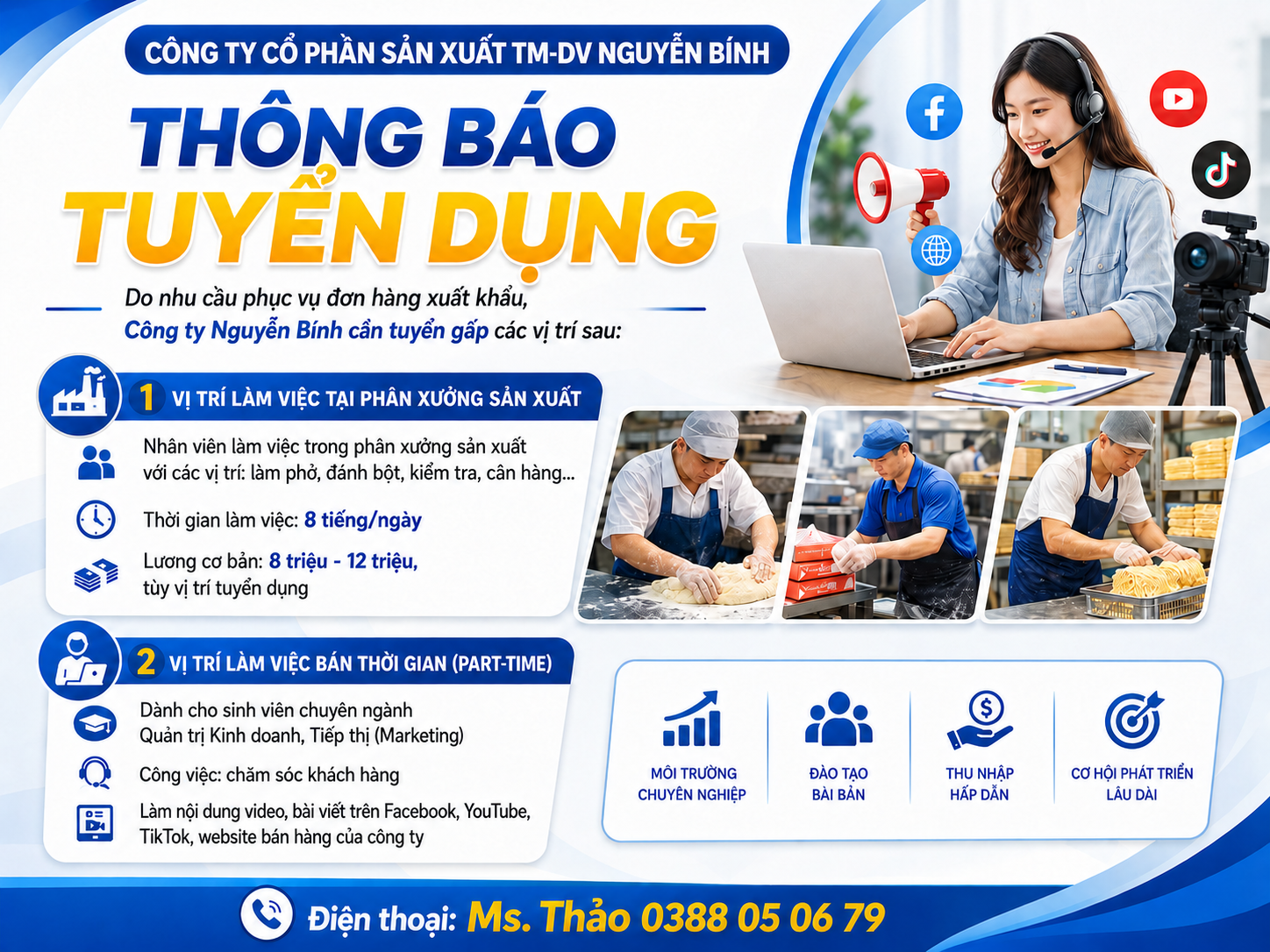 CÔNG TY  NGUYỄN BÍNH TUYỂN DỤNG LAO ĐỘNG